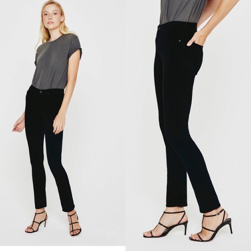 AG Adriano Goldschmied cigarette corduroy pants